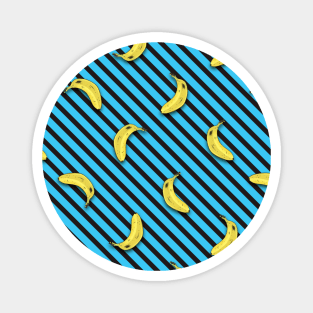 Banana Blue Stripe Magnet